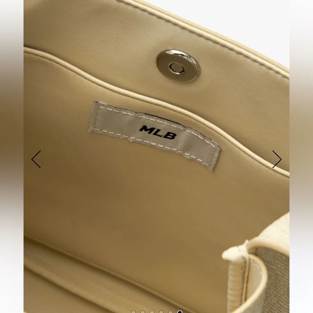 MLB Denim Coopers Logo Shoulder Bag